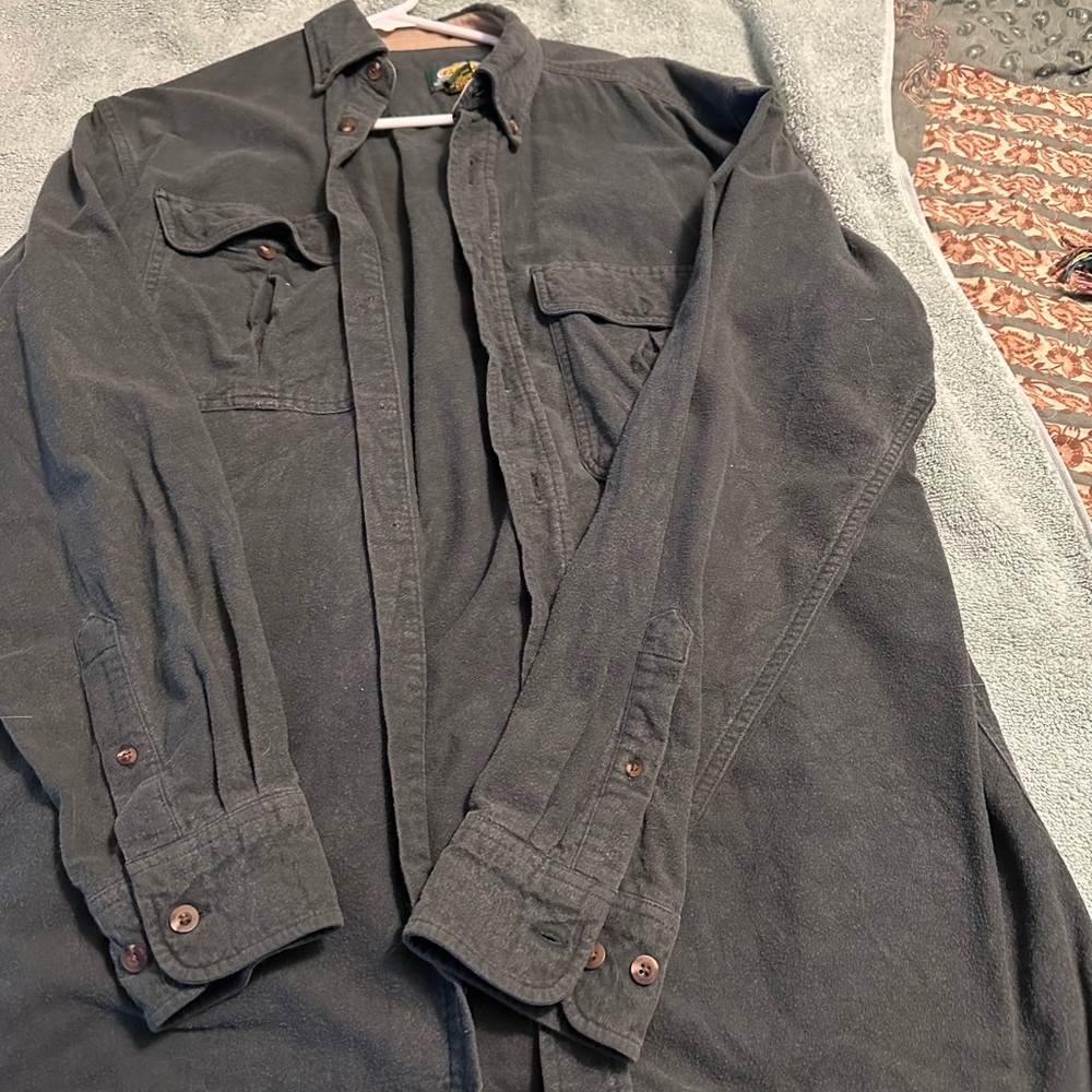 Hunter Green Flannel Shirt